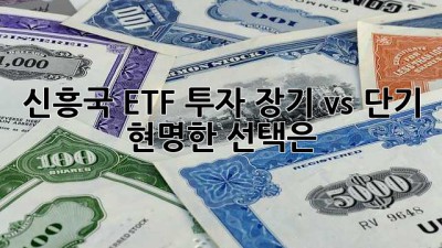 신흥국 ETF 투자: 장기 vs 단기, 현명한 선택은?